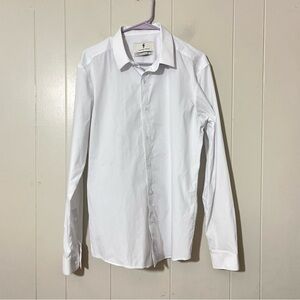 Father Sons Men's Stretch Slim Fit Shirt Size L